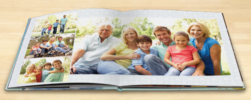 Beautiful lay flat photo books will full spread lay flat pages and a custom matte photo cover