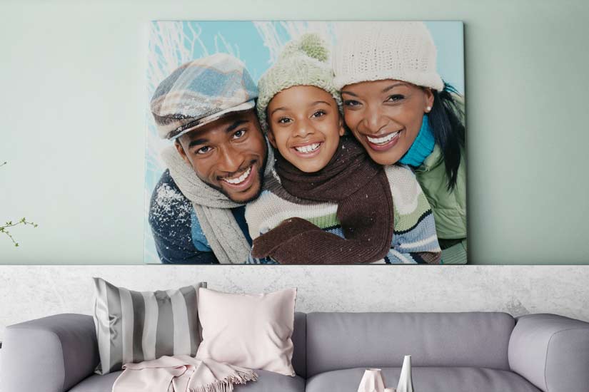 Pictures on canvas always warms the heart of those you love