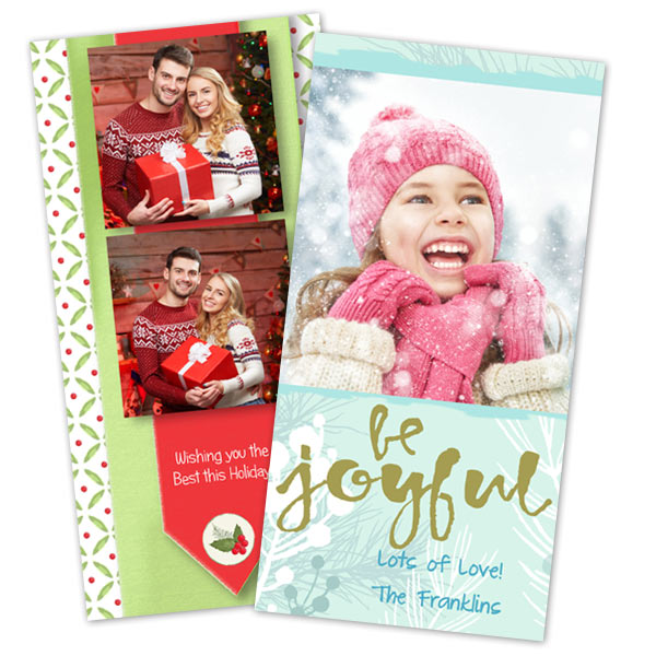 Send your own photos on a beautiful 4x8 photo card from the Print Shop