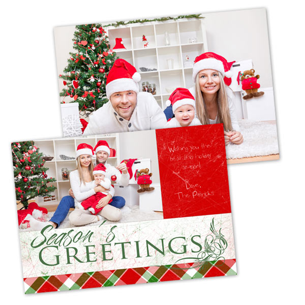 Create custom holiday greeting cards with your pictures and Photobucket Print Shop