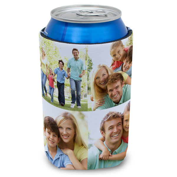 Create your own custom can koozie to keep your drink cool on hot days
