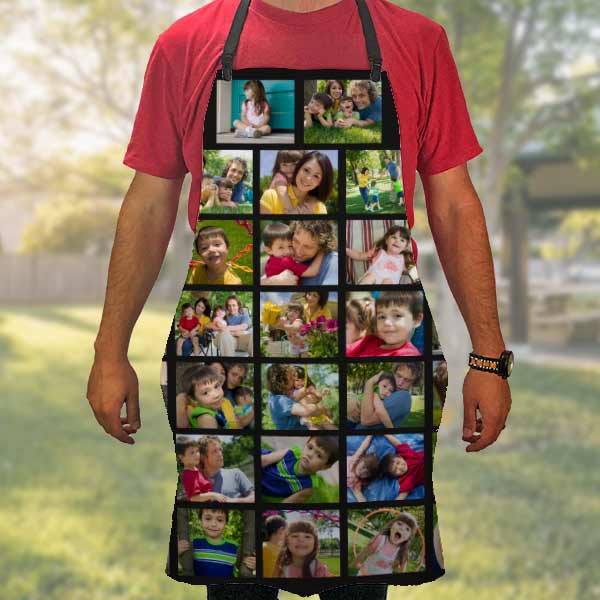 Create a beautiful photo apron for the cook in your family