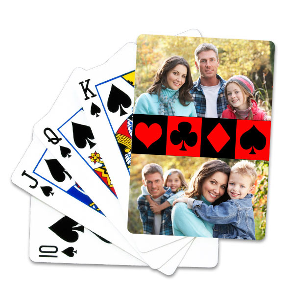 Liven up game night with family by designing your own deck of cards with your best photos.