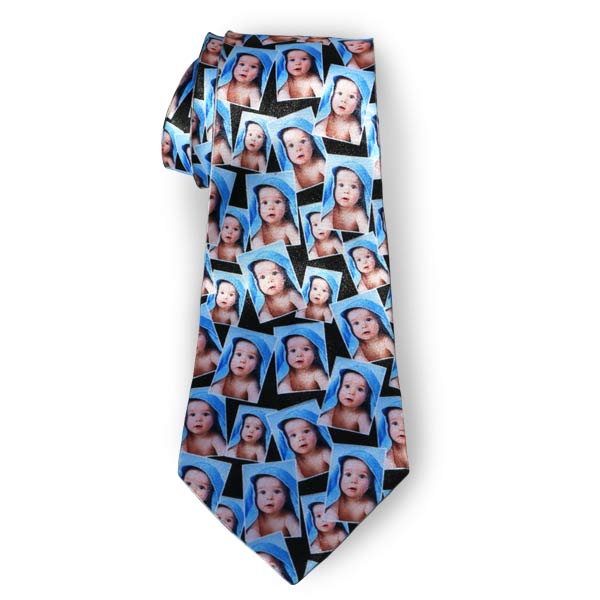 Create a personalized gift for dad with Print Shop Tiled Photo Neckties