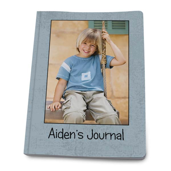 Photo custom paperback journal with quality matte photo cover