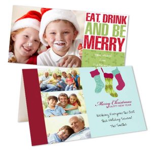 Share your photos and greetings with custom Christmas cards from Photobucket Print Shop