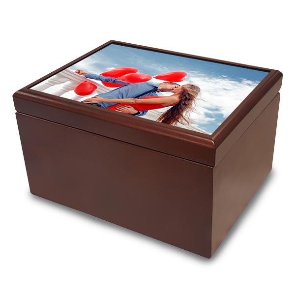 Create a beautiful tile top photo jewelry box for a perfect custom gift