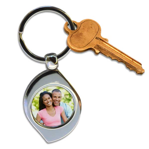 Personalized teardrop or swirl key chains are great for anyone, create your own today