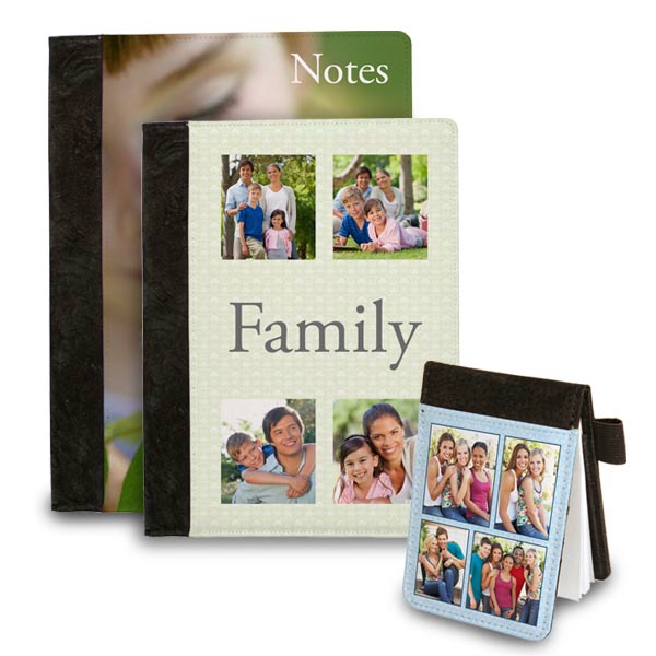 Personalize your note taking experience with photo sublimation folio notebooks