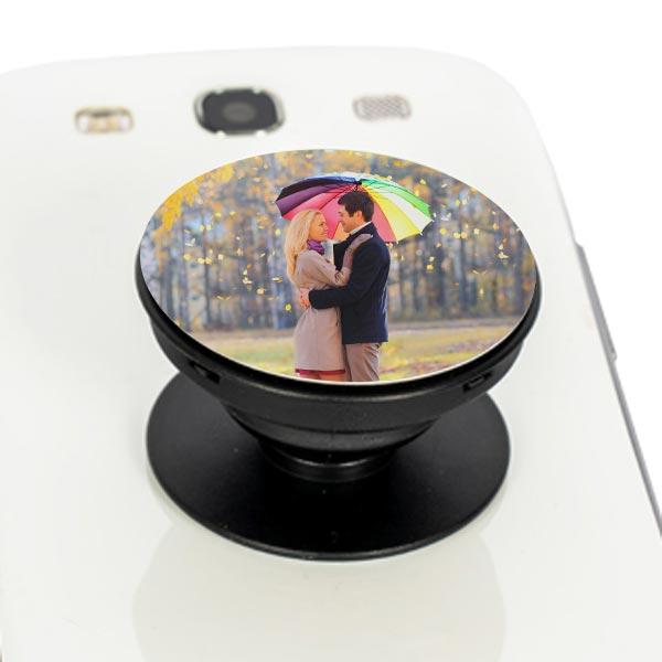 Add your picture to your own pop socket and personalize your phone