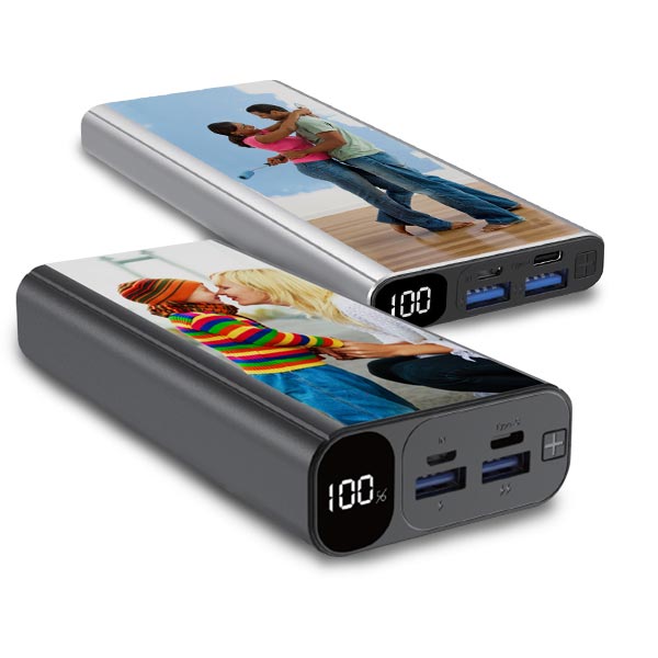 Add a photo to a personalized power bank and keep your mobile devices fully charged