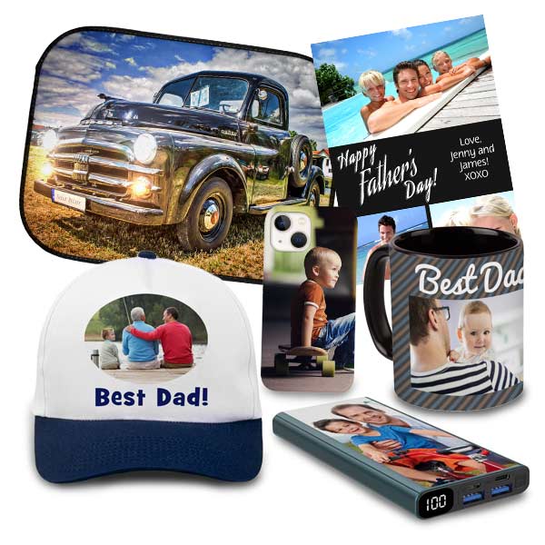 Father's Day is a time to show you care, so create something unique for Dad with photos