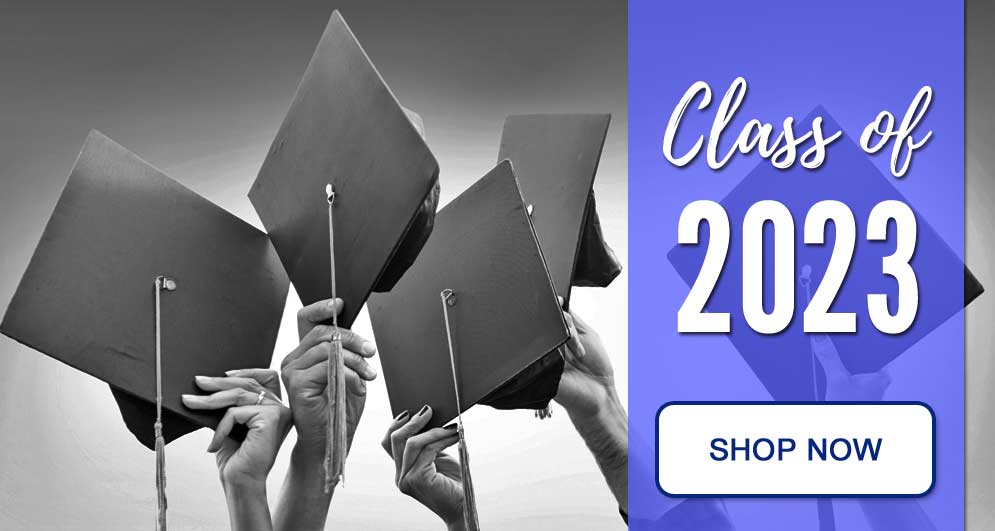 Hats off to the graduating class of 2023 with personalized products to honor them