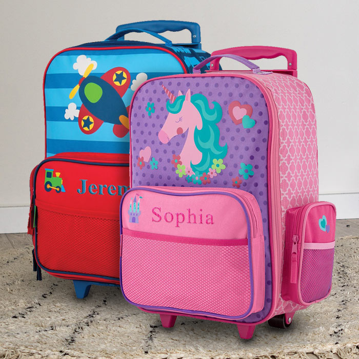 Embroidered Rolling luggage for Kids