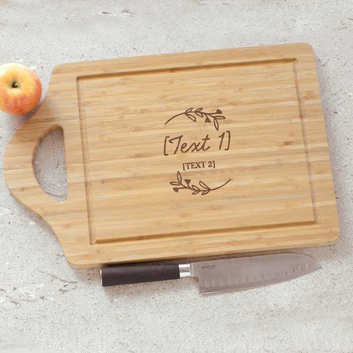 Thick Bamboo Cutting Board - Extra Large (18x12 -Inch)